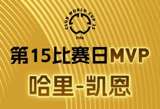 晟红网 懂球帝X咪咕2025世俱杯第15比赛日MVP：哈里-凯恩